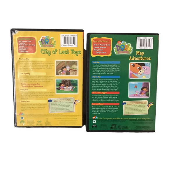 Dora The Explorer Set of 2 DVDs with Bonus Episodes - Picture 2 of 4
